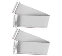 AS Axis Spindleon Lot de 2 câbles d'extension plats IDC à 26 broches - Pas de 2,54 mm - 28 AWG pour interfaces d'extension de caméra d'affichage de carte mère