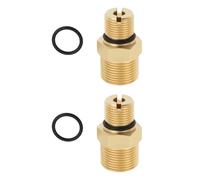 AS Axis Spindleon Lot de 2 connecteurs de sortie de pompe de nettoyeur haute pression G3/8" vers M22 en laiton