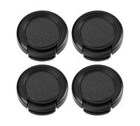 AS Axis Spindleon Lot de 4 Bouchons d'objectif Avant 28 Mm Compatible avec Sony Et Compatible avec Pentax (Noir)