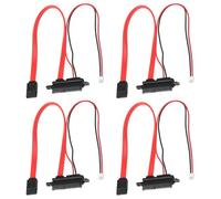 AS Axis Spindleon Lot de 4 Câbles de Données et d’Alimentation sata 7+15 Broches 19,5 cm pour Disques 2,5 Pouces HDD ssd Compatible avec Banana Pi