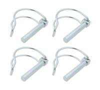 AS Axis Spindleon Lot de 4 Goupilles de Verrouillage à Double Fil de Type D 10 X 60 Mm Compatible avec Ifor Williams Les Remorques