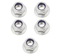 AS Axis Spindleon Lot de 5 écrous de verrouillage M10 x 1,5 14M7400 compatibles avec John Deere 21,8 x 15 x 13,5 mm