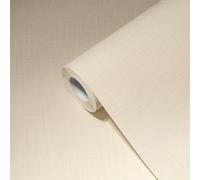 AS Creation 387123 Papier peint intissé uni 0.53 m x 10.05 m Crème