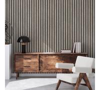 A.S. Création PintWalls II papier peint intissé à motif de lambris 0,53 x 10,05 m - gris, noir - papier peint imitation bois Made in Germany - 391092