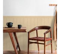 AS Creation en Bois Lattes Peint Demi Mural Dado Vinyle Panneau Naturel 39803-3