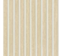 AS Creation Panneau En Bois Effet 3D Papier Peint Texturé Beige 39109-7