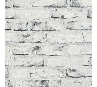 AS Creation – Papier peint intissé 9078-37 – Pierre blanc, gris 3D – 10,05 m x 0,53 m