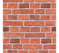 Rouge Brique Papier Peint Rouleaux 10m Neuf A.S.Créations (7798-16)