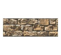 Livingwalls Frise murale autocollante Stick Ups beige jaune noir 5,00 m x 0,17 m 905819