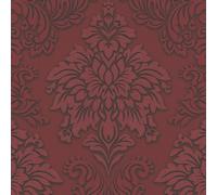 AS Creation Rouge 36898-3 Lizzy London Baroque Damas Peint Floral Paillette