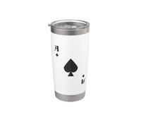 As de pique Gobelet isotherme en acier inoxydable double paroi