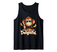 As Far As I Know I'm Delightful Animal Monkey Humour Saying Débardeur