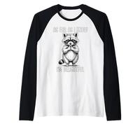 As Far as I Know I'm Delightful Raccoon Manche Raglan
