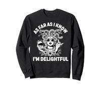 as far as i know i'm lovely Female Medusa Funny Feminist Sweatshirt