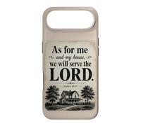 As for Me and My House, We Will Serve The Lord - Joshua 24 Coque pour iPhone Air