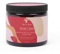 As I Am Crème coiffante Smoothie Ricin noir JBCO Sans parabène – 454 g