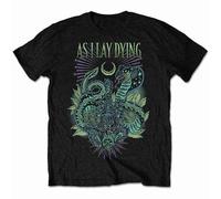 As I Lay Dying Cobra Men's T-Shirt Unisex Black Cotton Hip Hop Print Tee Shirts S