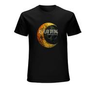 As I Lay Dying Shadows are Security Mens Fashion Casual Basic Short Sleeve T-Shirts Size 3XL