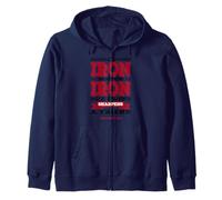 As Iron Sharpens Iron Proverbs 27:17 Christian Bible Verse Sweat à Capuche