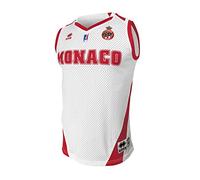 AS Monaco Basket Maillot Officiel Domicile 2019-2020 Basketball Mixte Adulte, Blanc, FR : 4XL (Taille Fabricant : 4XL)