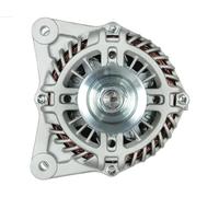 AS-PL Alternateur 110A dynamo avec poulie Compatible avec NISSAN Qashqai/Qashqai +2 I J10, NJ10 A002TJ0291 23100BC00A A2TJ0291 A5129