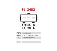 AS-PL Régulateur alternateur ARE4011S pour UNIVERSAL 130771