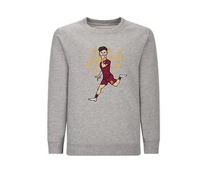 AS Roma Crewneck Dybala Kids 10y Gris Mixte Enfant, 10 Ans