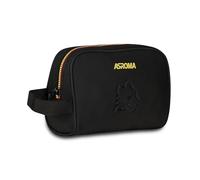 AS Roma Pochette Garçon Seven Noir avec poignée en Ruban, Organisateur de Voyage, Loisirs, Noir, Moderne