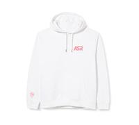 AS Roma Sweat ASR Sweatshirt à Capuche, Blanc et Rose Fluo, XXL Mixte