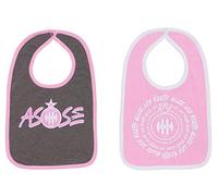 AS Saint Etienne 2 x Bavoir ASSE - Collection Officielle Taille bébé Fille