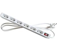 AS Schwabe 11314 Bloc multiprise avec interrupteur blanc fiche avec contour 1 pc(s)