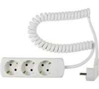 as-Schwabe 11431 as-Schwabe Triple bloc multiprise 2,5 m blanc