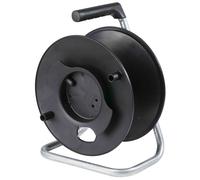 as - Schwabe 12110 230 mm Diameter Empty Storage Reel - Black Up to 25m cable