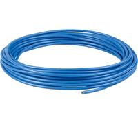 as - Schwabe Câble de raccordement 5 m - Câble H07V-K 6,0 mm² - Conducteur en cuivre à Fils Fins avec Isolation en Plastique - pour Le câblage de Prises et de luminaires - Bleu - Fabriqué en UE I