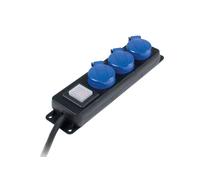 as-Schwabe 38618 as-Schwabe 3-fach Steckdosenleiste mit Schalter 1,5 m schwarz