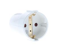 AS Schwabe Prise de contact de protection 45011 Blanc 1,5 mm² 230 V