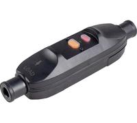 AS Schwabe 45223 Connecteur intermédiaire - protection des personnes PRCD 230 V noir IP66