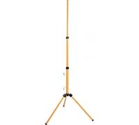 as - Schwabe 46650 Trépied pour projecteur LED, projecteur halogène, projecteur de chantier, etc. Réglable en hauteur jusqu'à 1,80 m, jaune