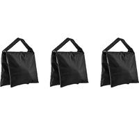 as - Schwabe 46756 Lot de 3 sacs de sable pour trépied avec poignée de transport Noir Largeur 420 mm Hauteur 2 x 300 mm