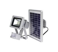 AS Schwabe 46978 Spot solaire avec détecteur de mouvements 10 W blanc neutre gris