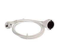 as - Schwabe 51011 Rallonge en PVC H05VV-F 3G1,5 Intérieur / IP20 Blanc 10 m