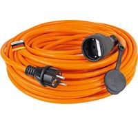 as - Schwabe 59250 Rallonge électrique de chantier 50m H07BQF 3G2,5, Orange, IP44 Chantier (Import Allemagne)
