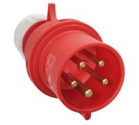 as - Schwabe 60420 Fiche d'alimentation CEE de haute qualité avec bornes à vis, 400 V/ 16 A, 5 broches, 6h, IP44 13.5 x 6