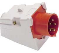 as - Schwabe Fiche Murale CEE 32A, 5 Pôles, 6h, 400V Prise de Courant Fort | 60436