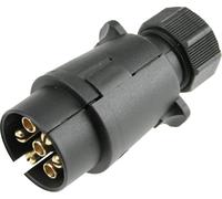 AS Schwabe 60462 Prise mâle pour remorque [extrémités de câble ouvertes - prise mâle 7 pôles] plastique