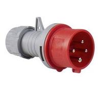 AS Schwabe Fiche CEE 60570 Rouge Raccord à vis 400V 16A 4 pôles 6h IP44