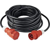 AS Schwabe Rallonge d'alimentation 60595 – 16 A 5 m H07RN-F 5G 1,5 mm² noir inverseur de phase