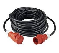 AS Schwabe Rallonge d'alimentation 61010 16 A noire 10.00 m