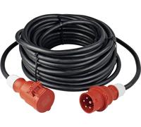 AS Schwabe 61028 alimentation Rallonge 32 A noir 25.00 m H07RN-F 5G 6 mm²