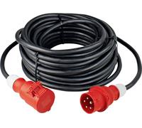 AS Schwabe 61031 alimentation Rallonge 32 A noir 10.00 m H07RN-F 5G 6 mm²